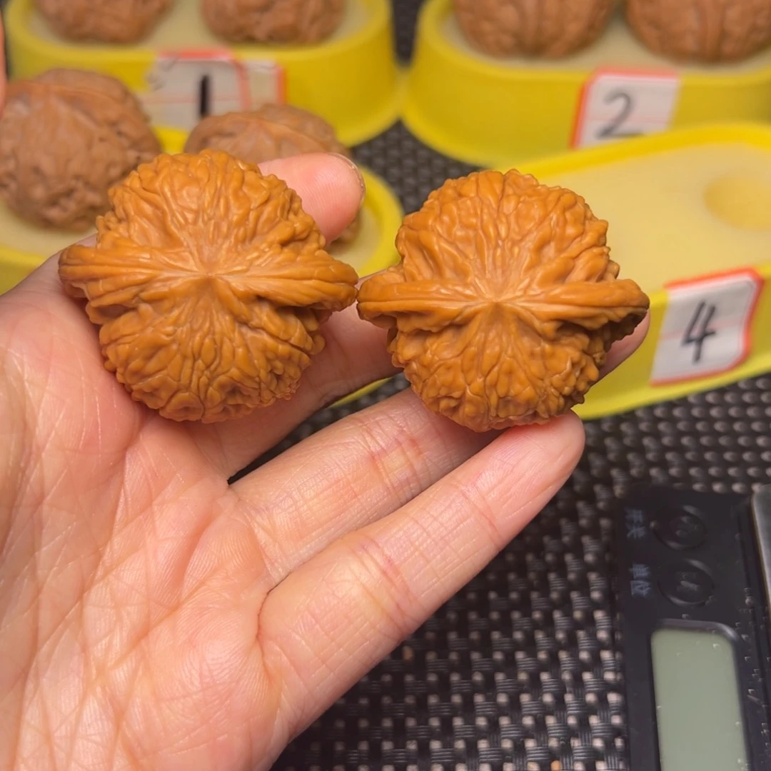 桃核吊坠磨盘小正