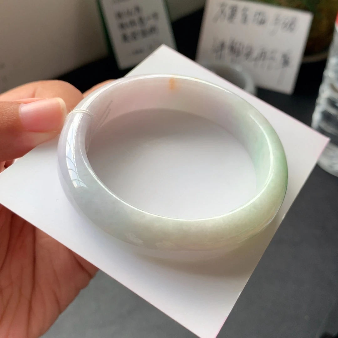 翡翠手镯未镶嵌40号56.7-51.5-12.4-7:3贵妃