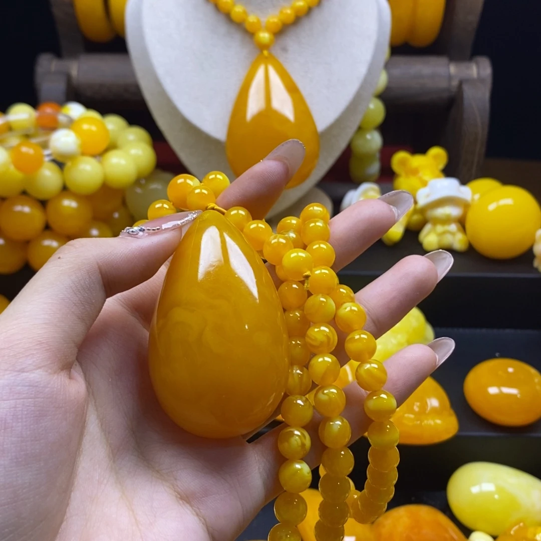 雨***虹非金属全品无暇水滴念珠