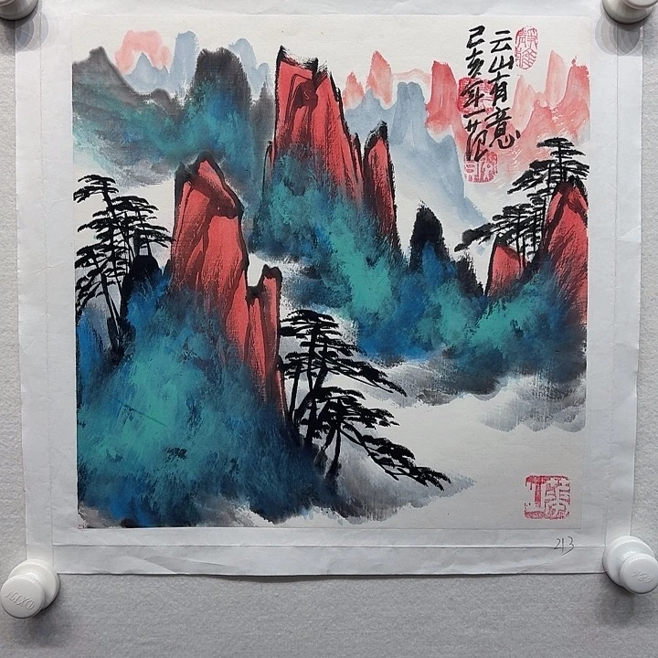 国画姜国华国画作品