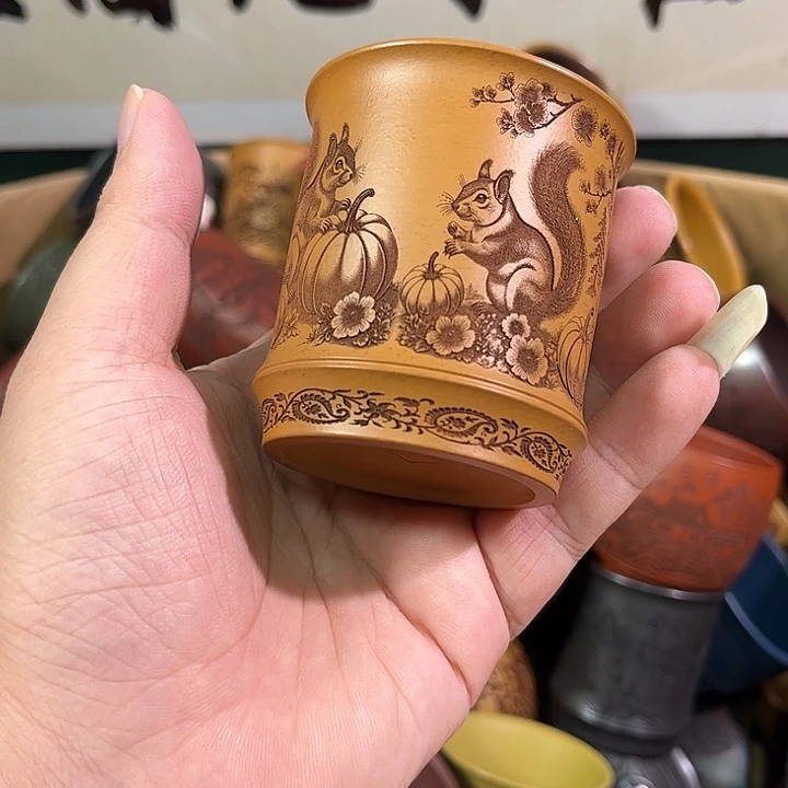 茶杯紫砂全手工紫砂主人杯