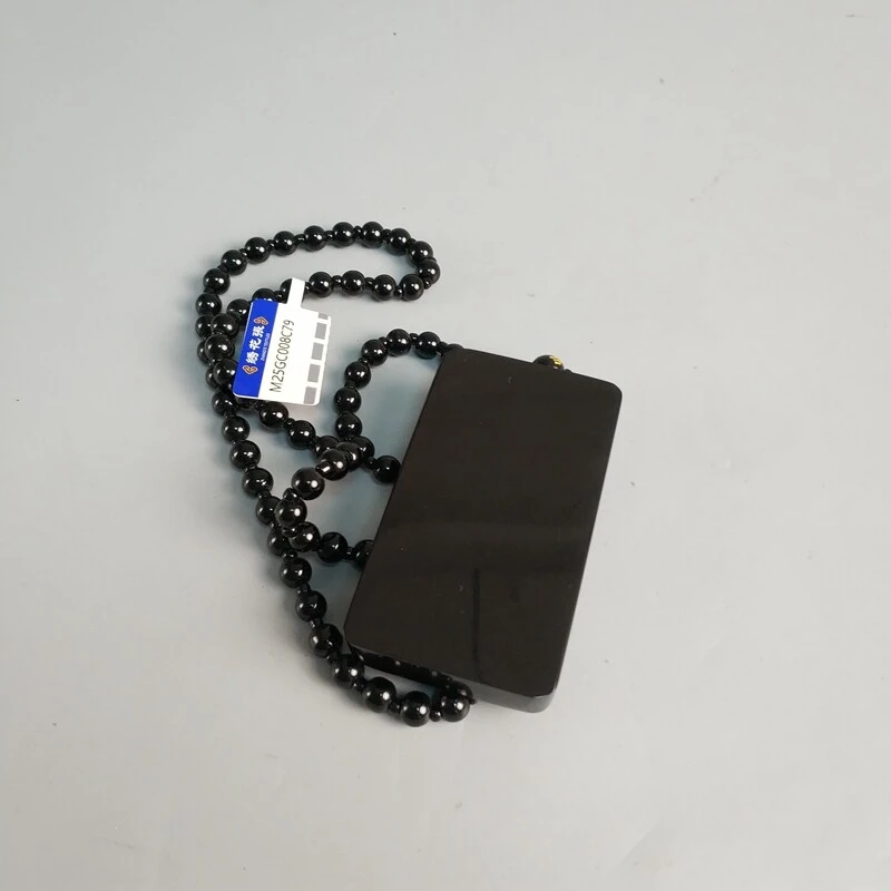 和田玉墨玉无事牌-M25GC008C79