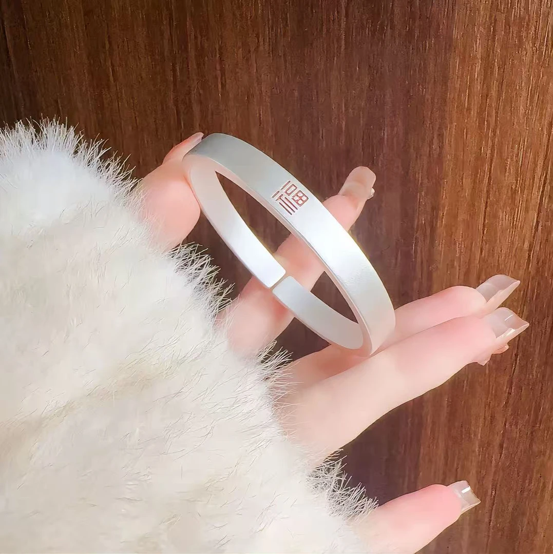 足银银制品 足银999 方条实心手镯（纯手工制作不支持退货）