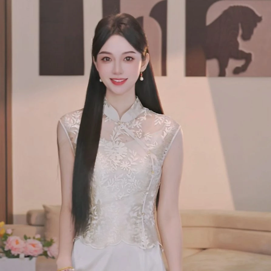 【方沅】锦绣云裳夏季高级感新中式气质显瘦连衣裙-YL30099