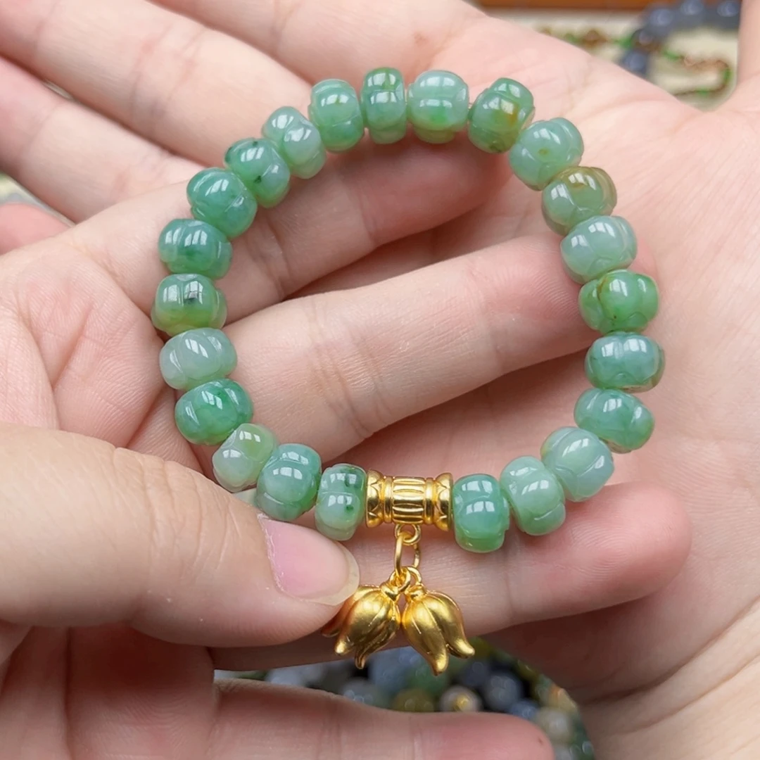 未镶嵌手链翡翠手串