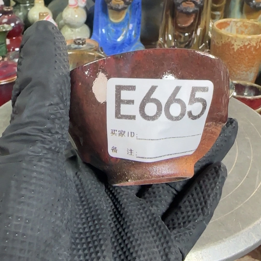 红***星紫砂花盆665