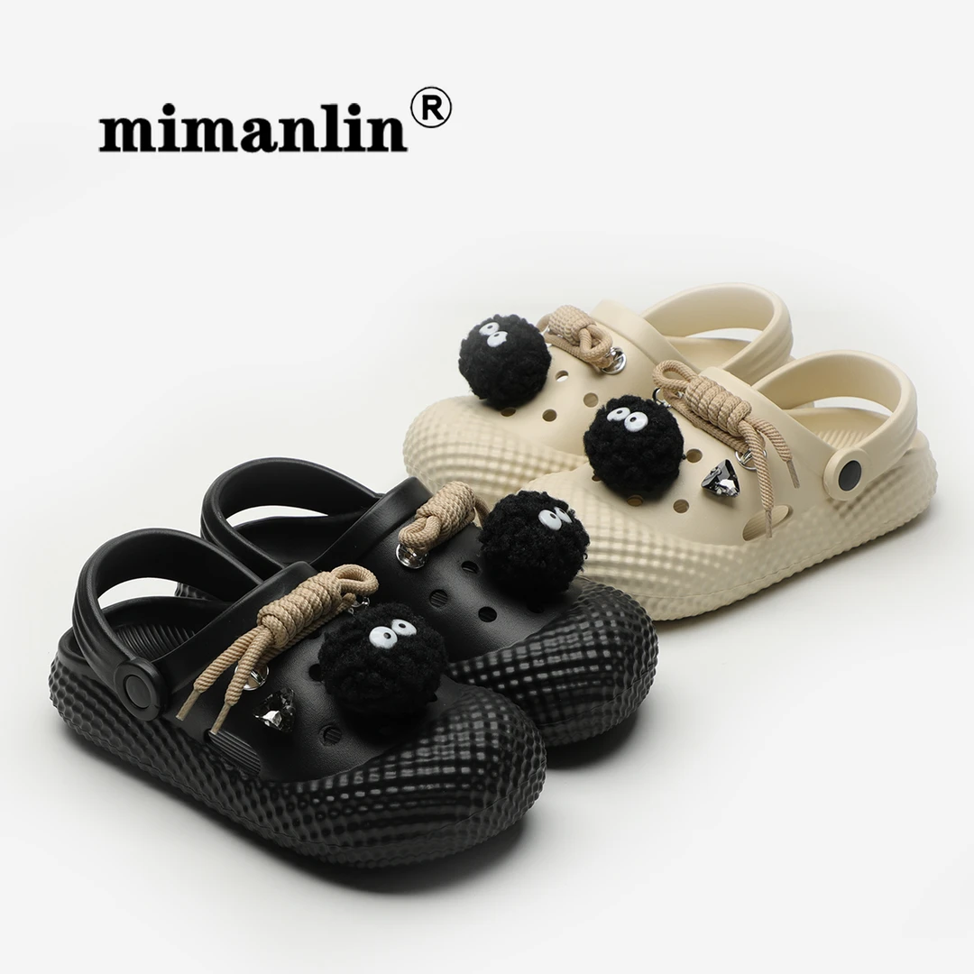 米曼琳沙滩洞洞鞋女厚底外穿夏季新款防滑防臭踩屎感包头个性凉拖