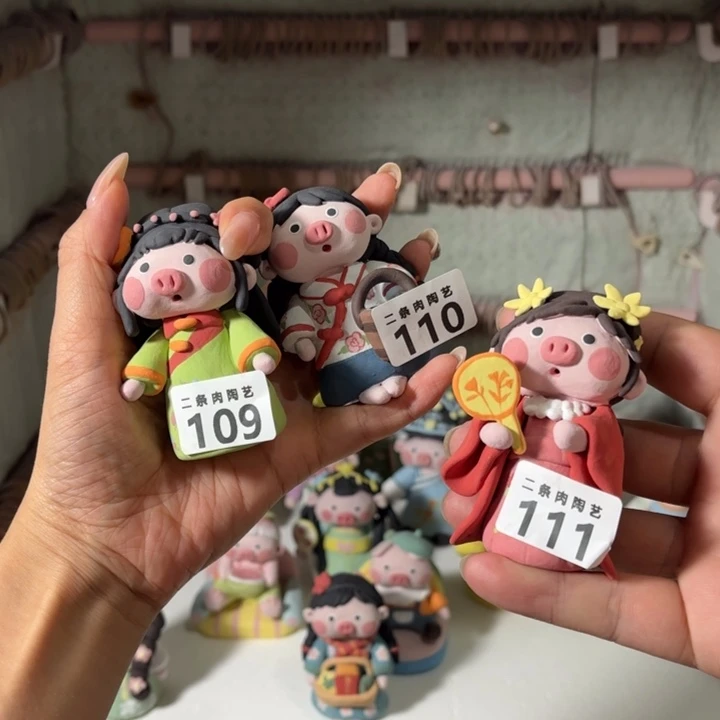 爱***猫摆件景德镇陶瓷摆件猪猪猪