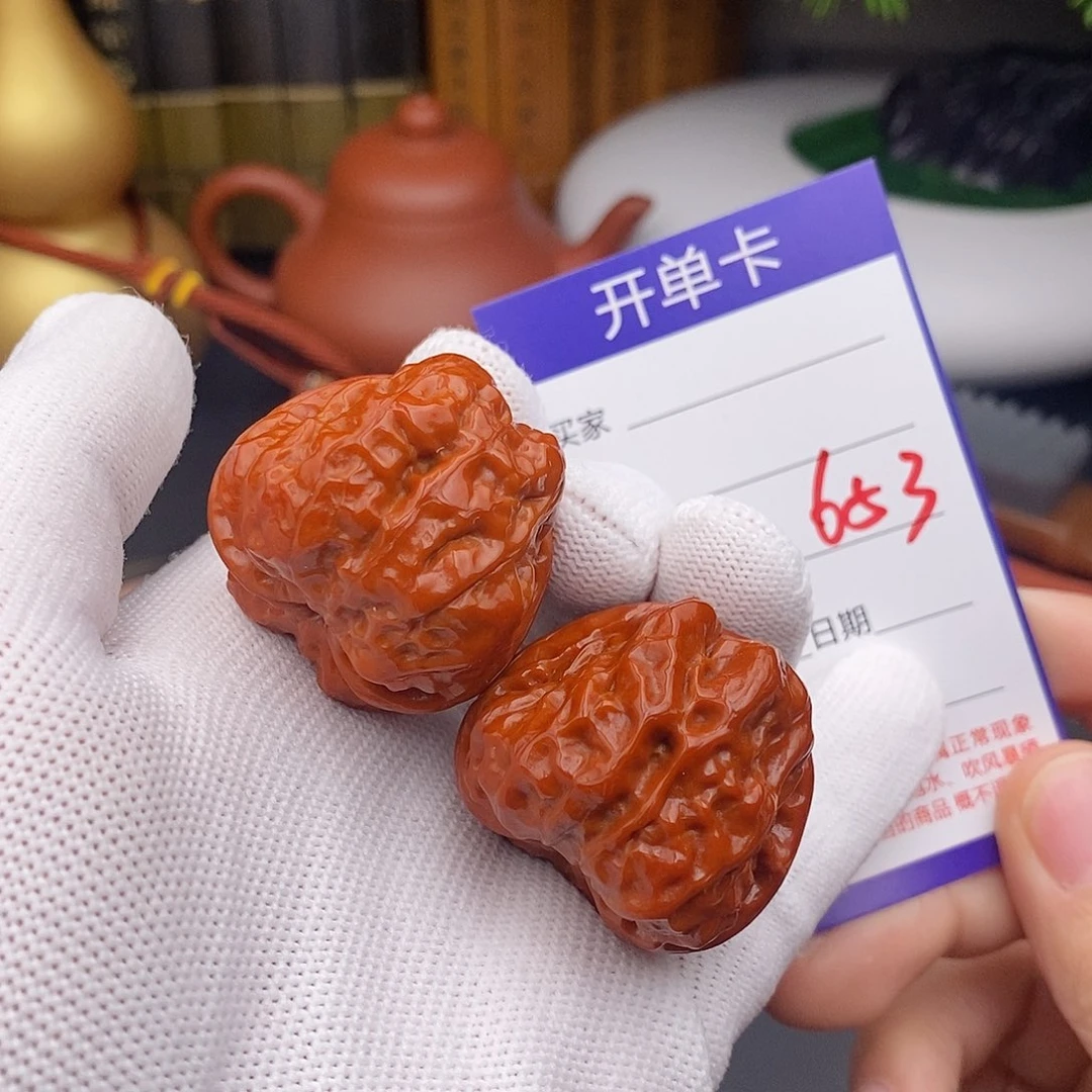 把件文玩核桃35蛤蟆头653