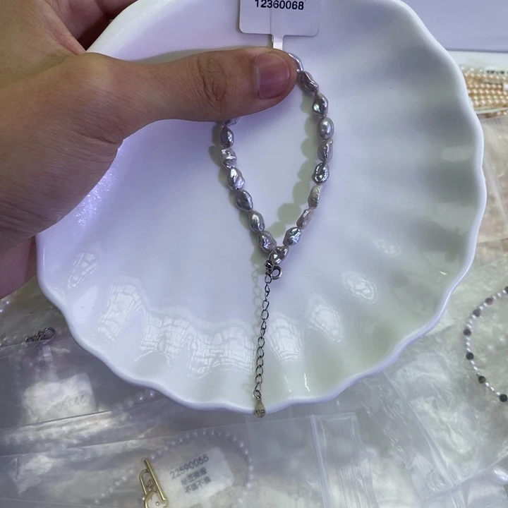 未镶嵌颈饰淡水珍珠