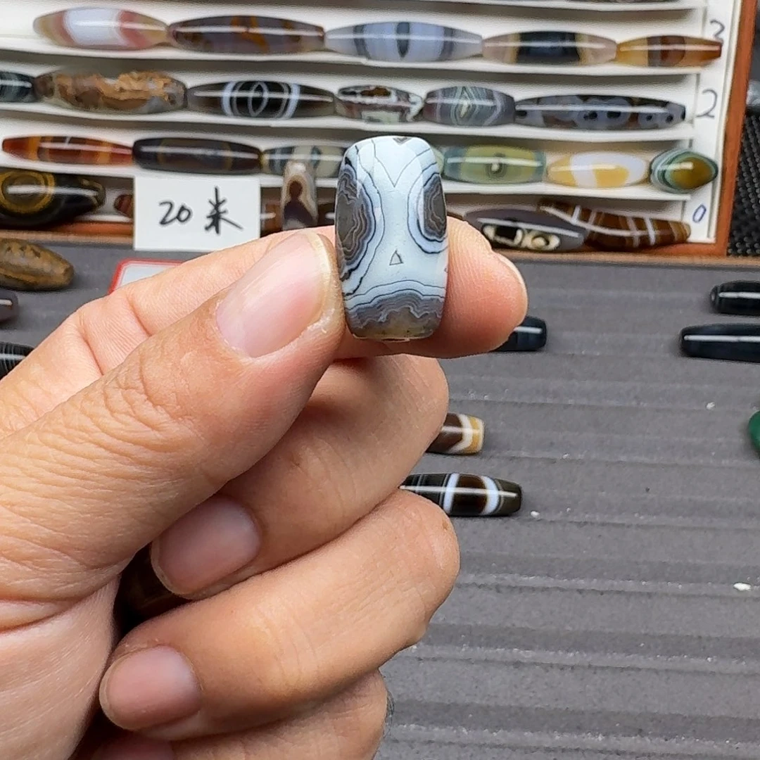 青***我玛瑙/玉髓合金珠宝半成品