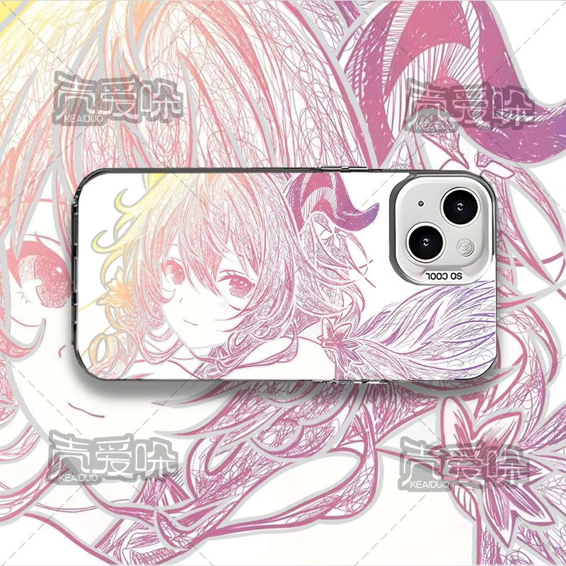 原神甘雨适用华为荣耀x60vivos30OPPO苹果17小米17红米手机防摔壳