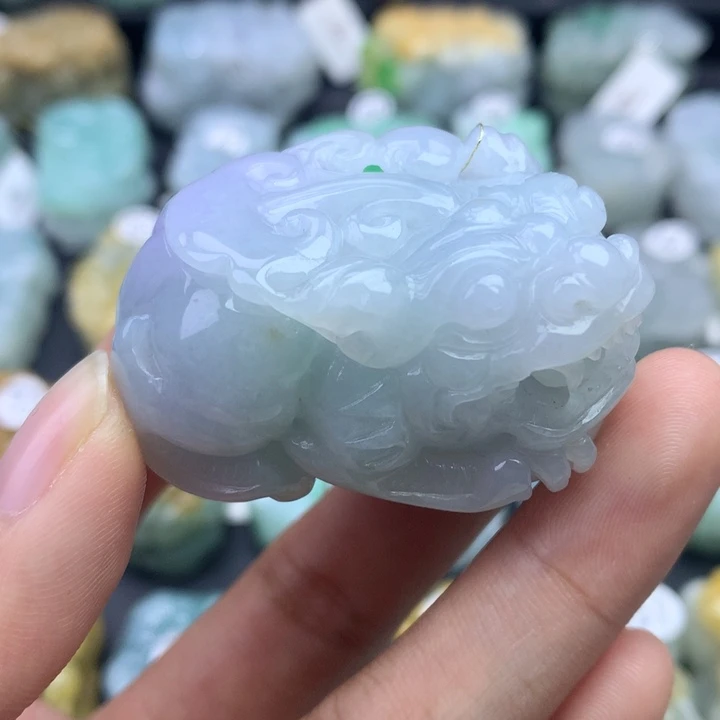 翡翠颈饰未镶嵌天然缅甸翡翠