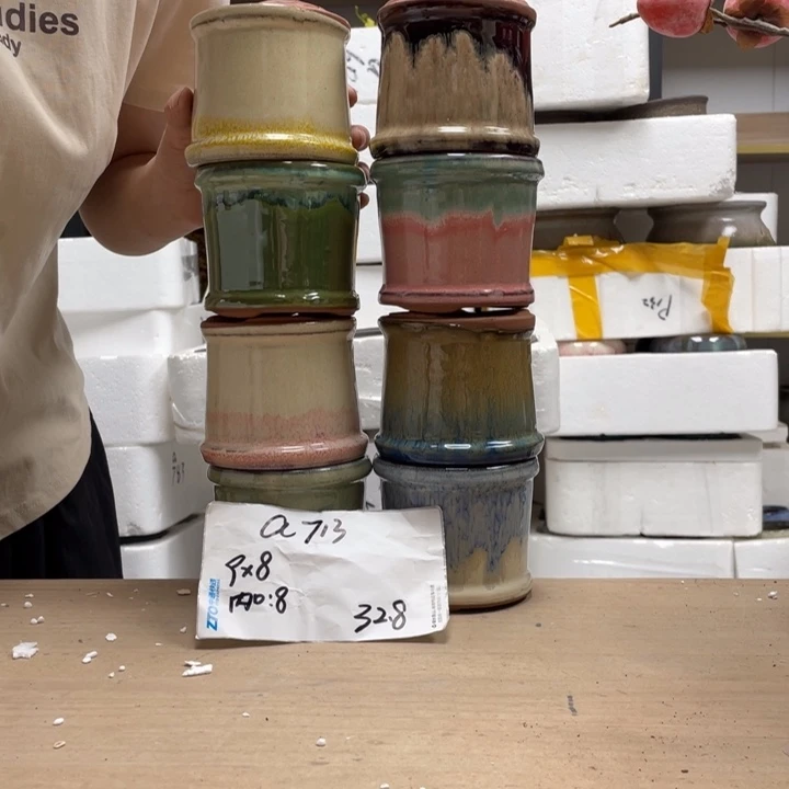 粗陶多肉花盆微瑕713