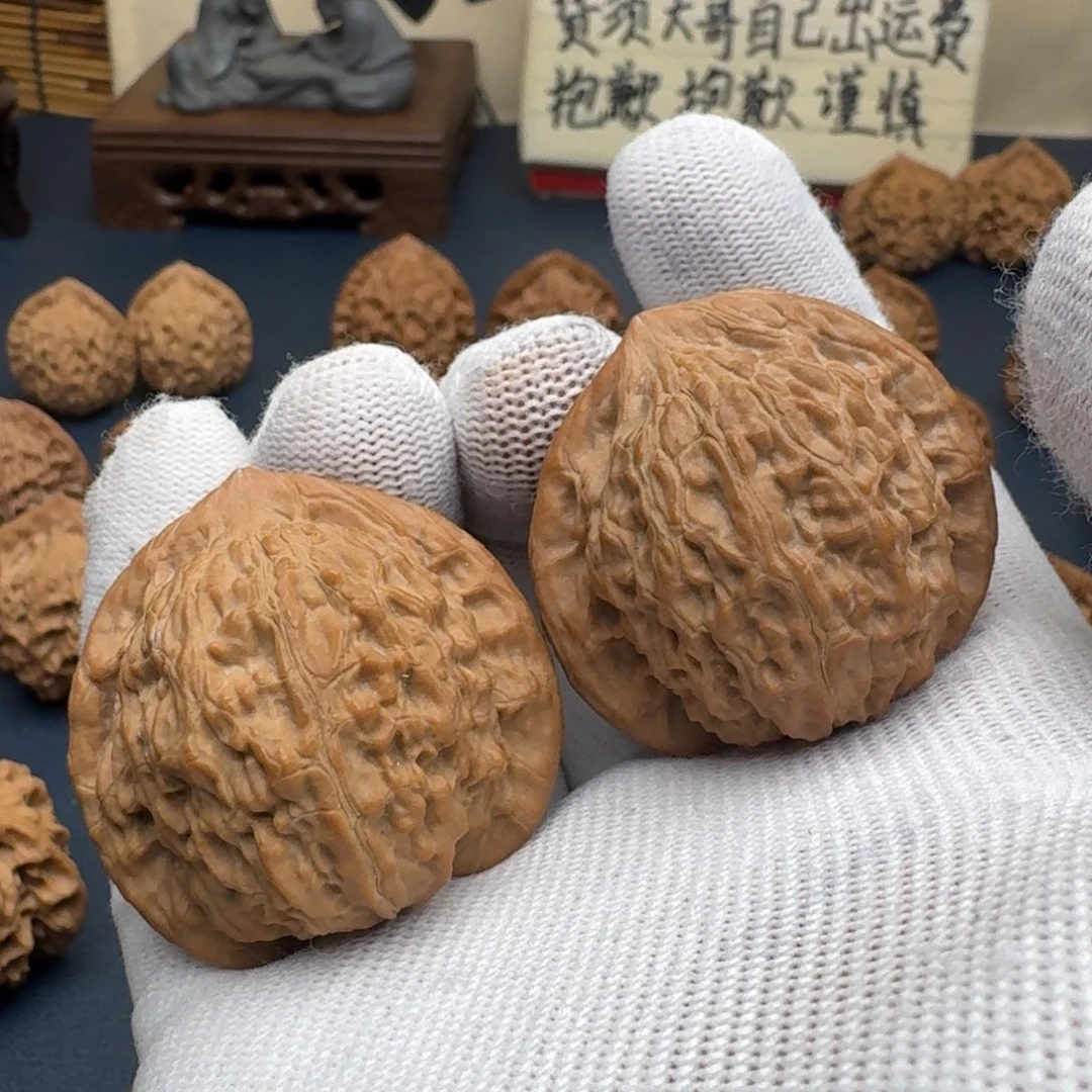 摇***人手串/手链核桃文玩核桃麻核桃七步沟