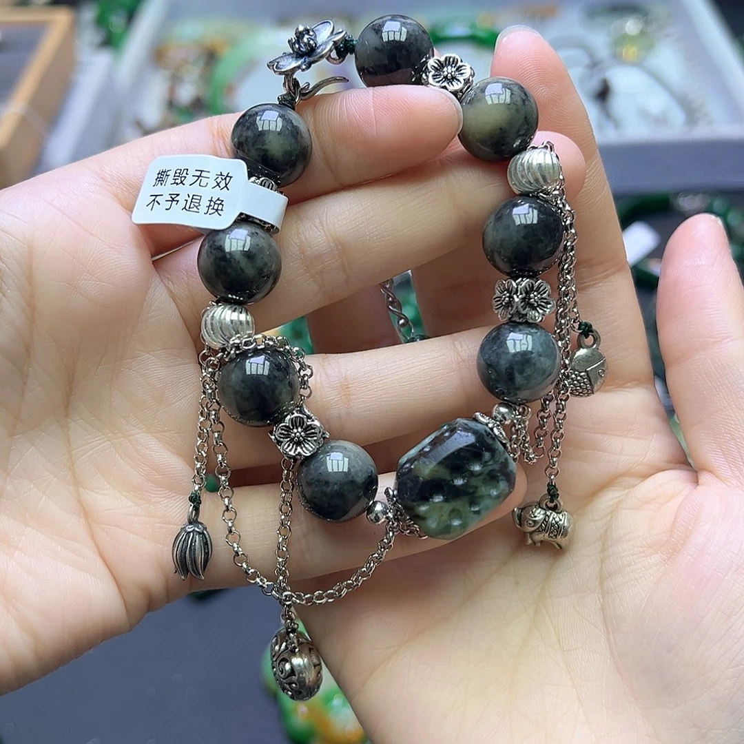 翡翠未镶嵌手链99