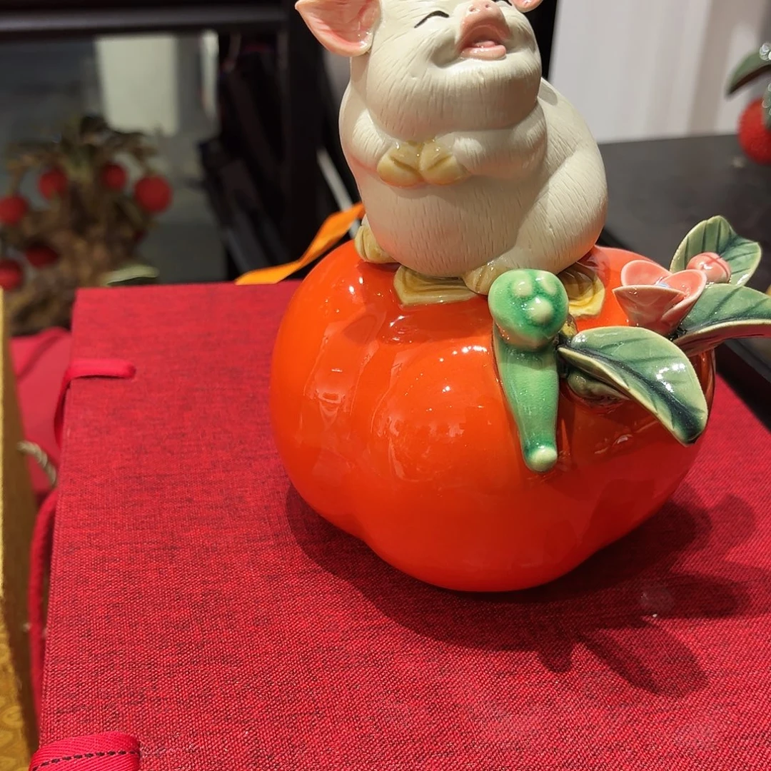 陶瓷诸事如意摆件