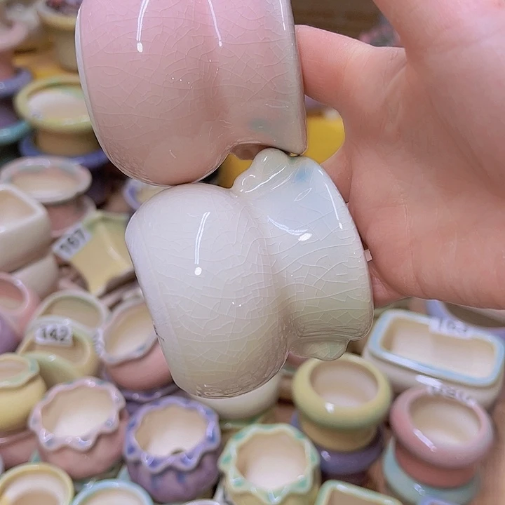 红陶陶瓷花盆当场满12包邮