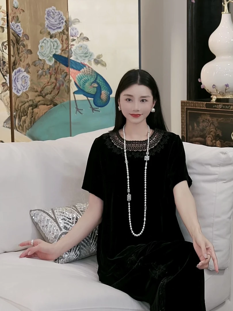 Betty Bairn【匠心/时夏有风】高定系列桑蚕丝短绒上衣25B-BW383