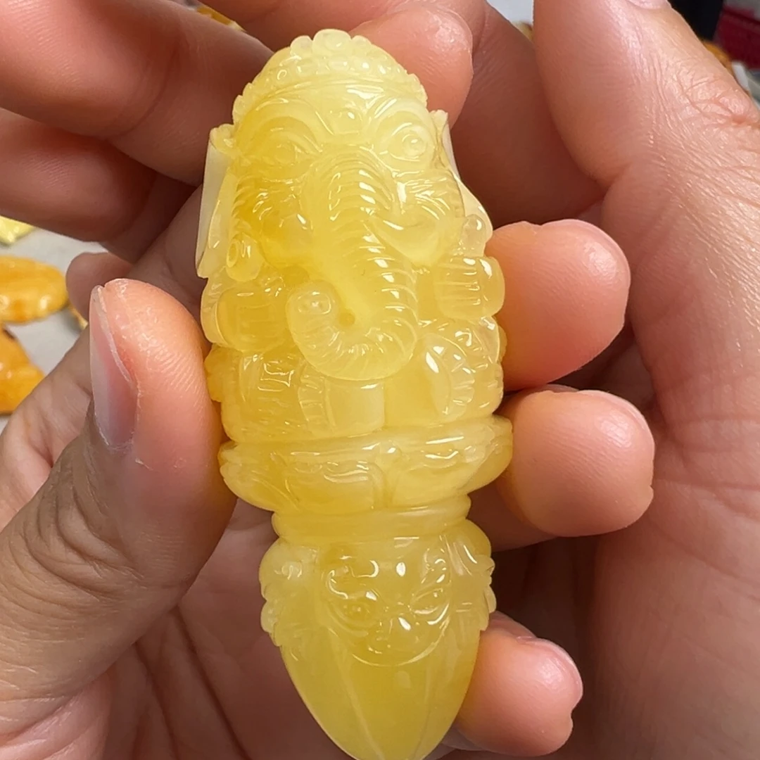 蜜蜡未镶嵌裸石蜜蜡