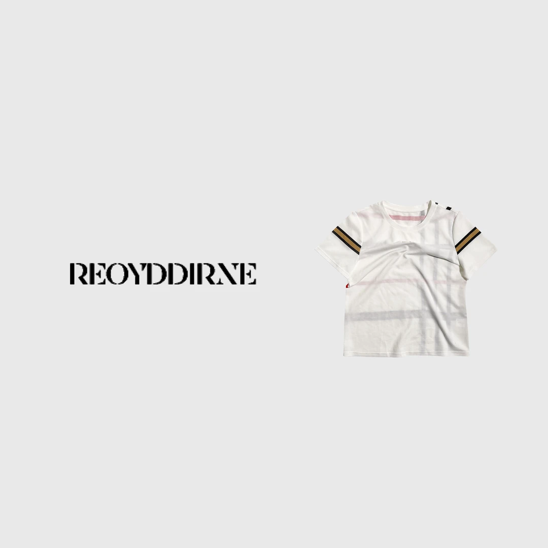 兔兔TUTU-【Reoyddirne】25夏季印花时尚高级圆领短袖T恤119905