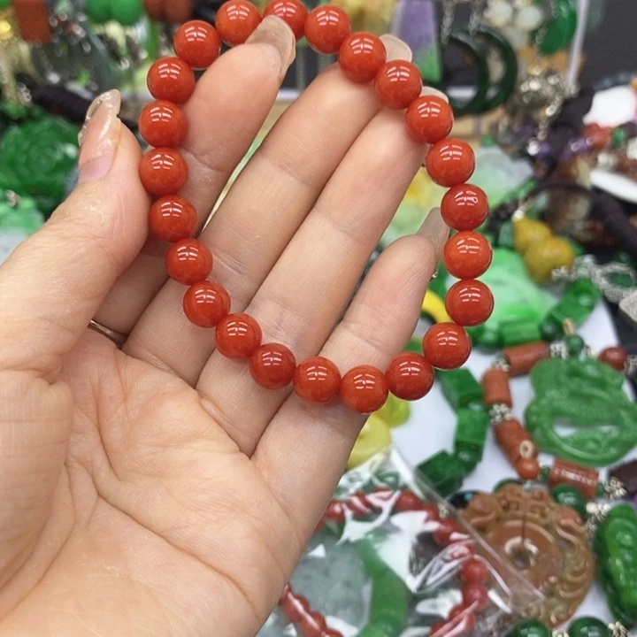 翡翠未镶嵌颈饰耳坠21