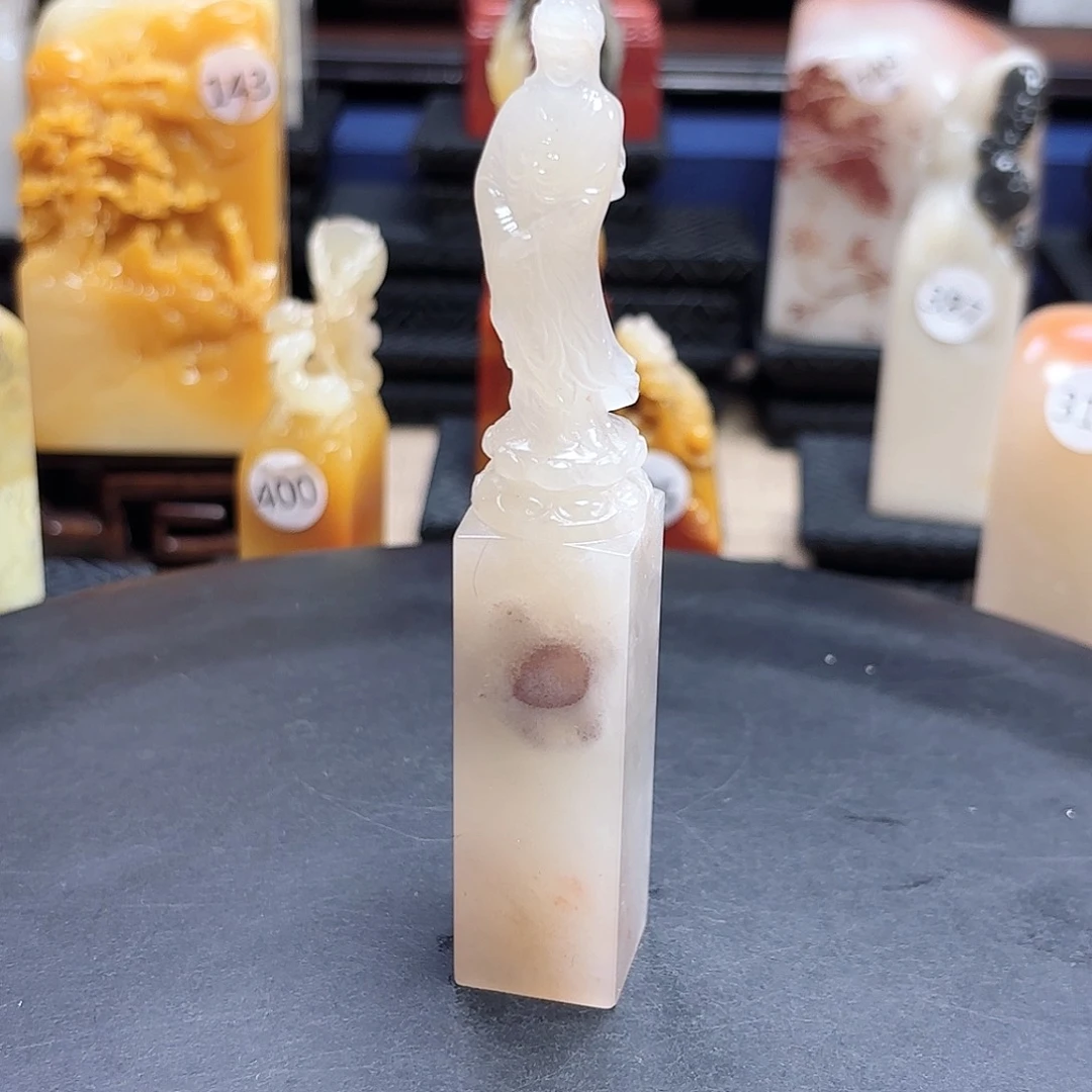 寿山石其他老挝拂章