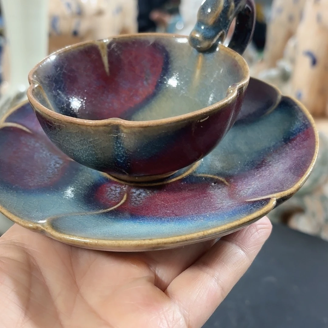 瓷片器形美观大方典雅