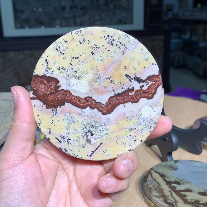 ，广西国画石摆件，收藏观赏