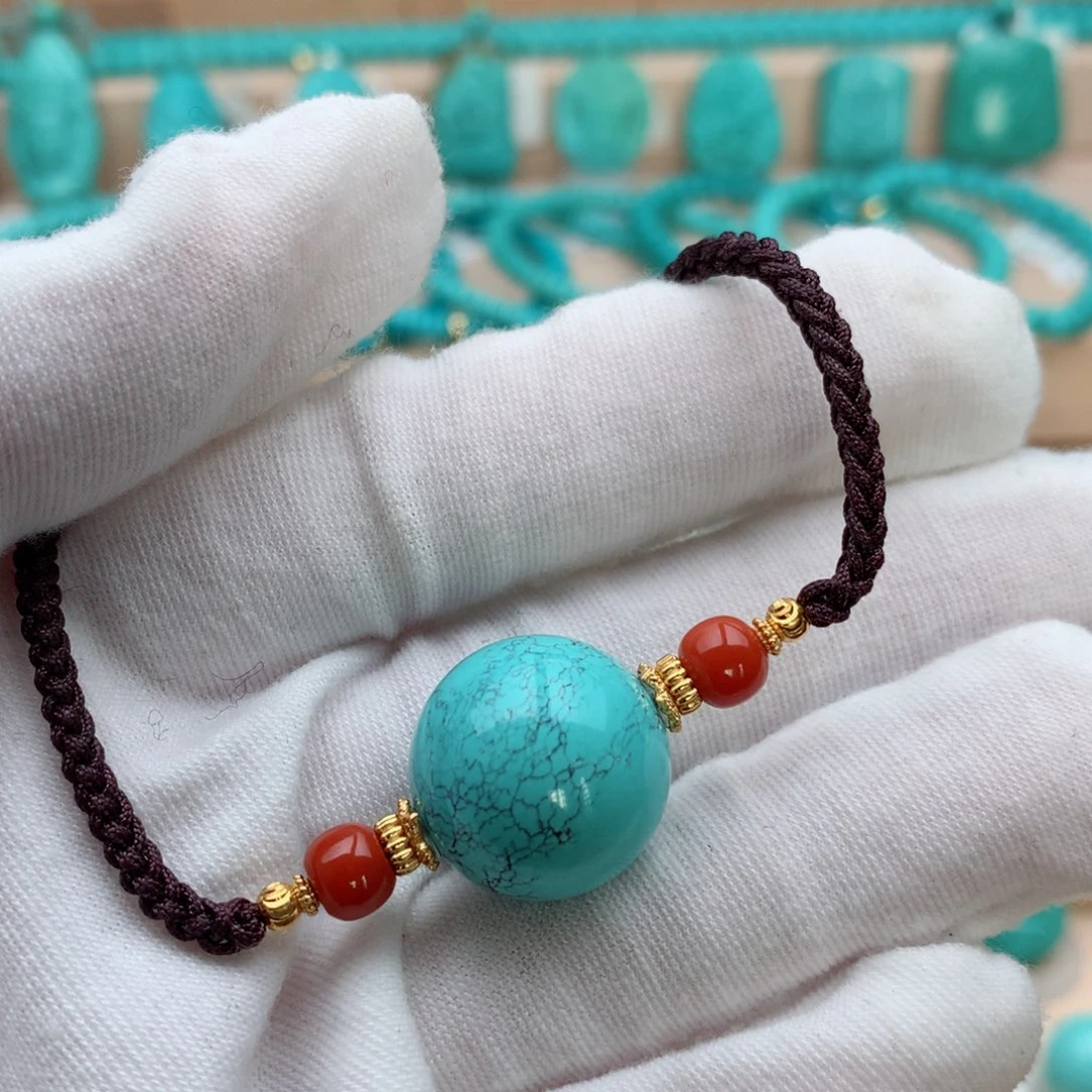 绿松石未镶嵌珠宝奇石17mm