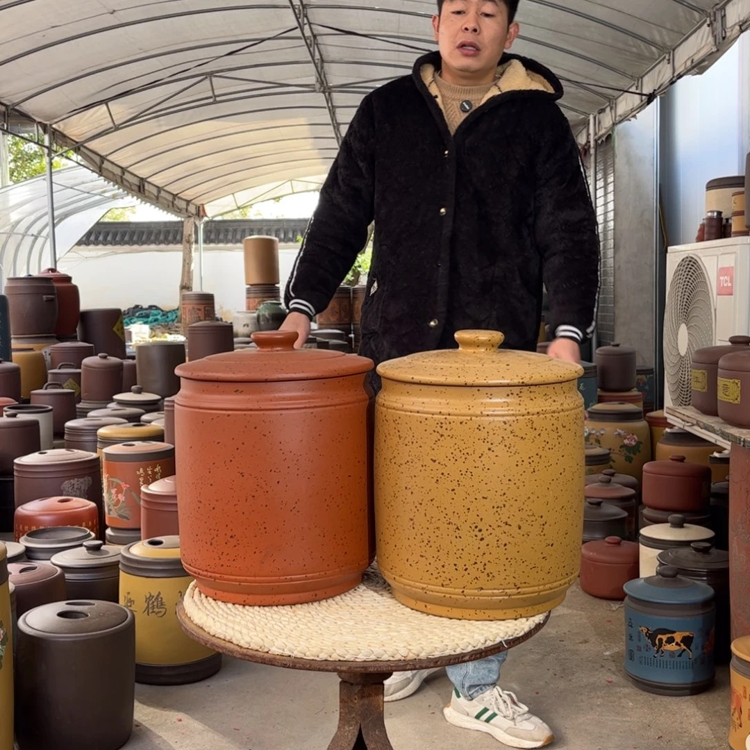 茶叶罐紫砂10 饼茶叶罐