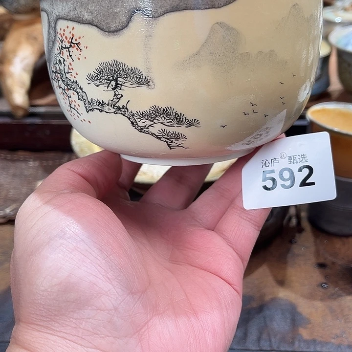 沁庐柴窑古法柴烧全手工茶具