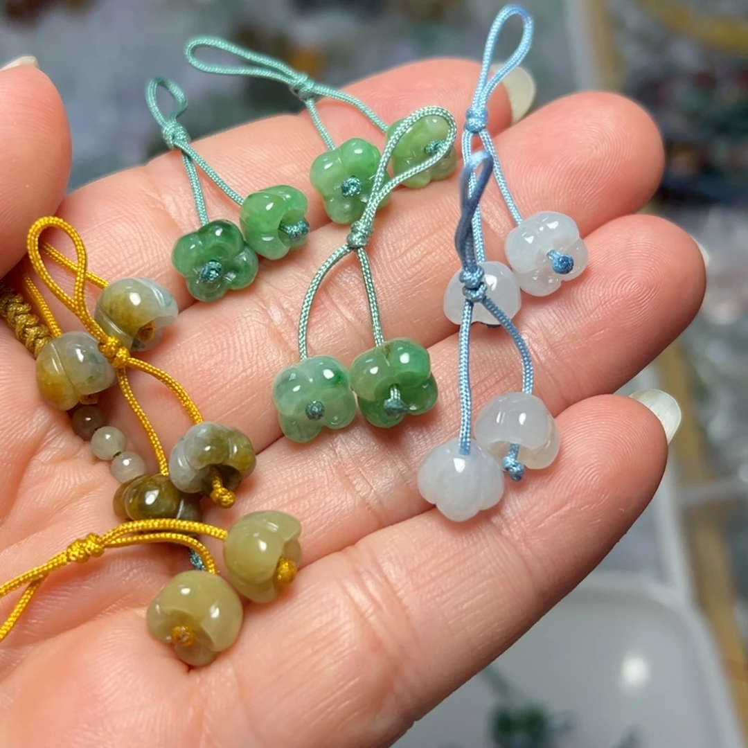 颈饰未镶嵌翡翠通孔桂花两个100块