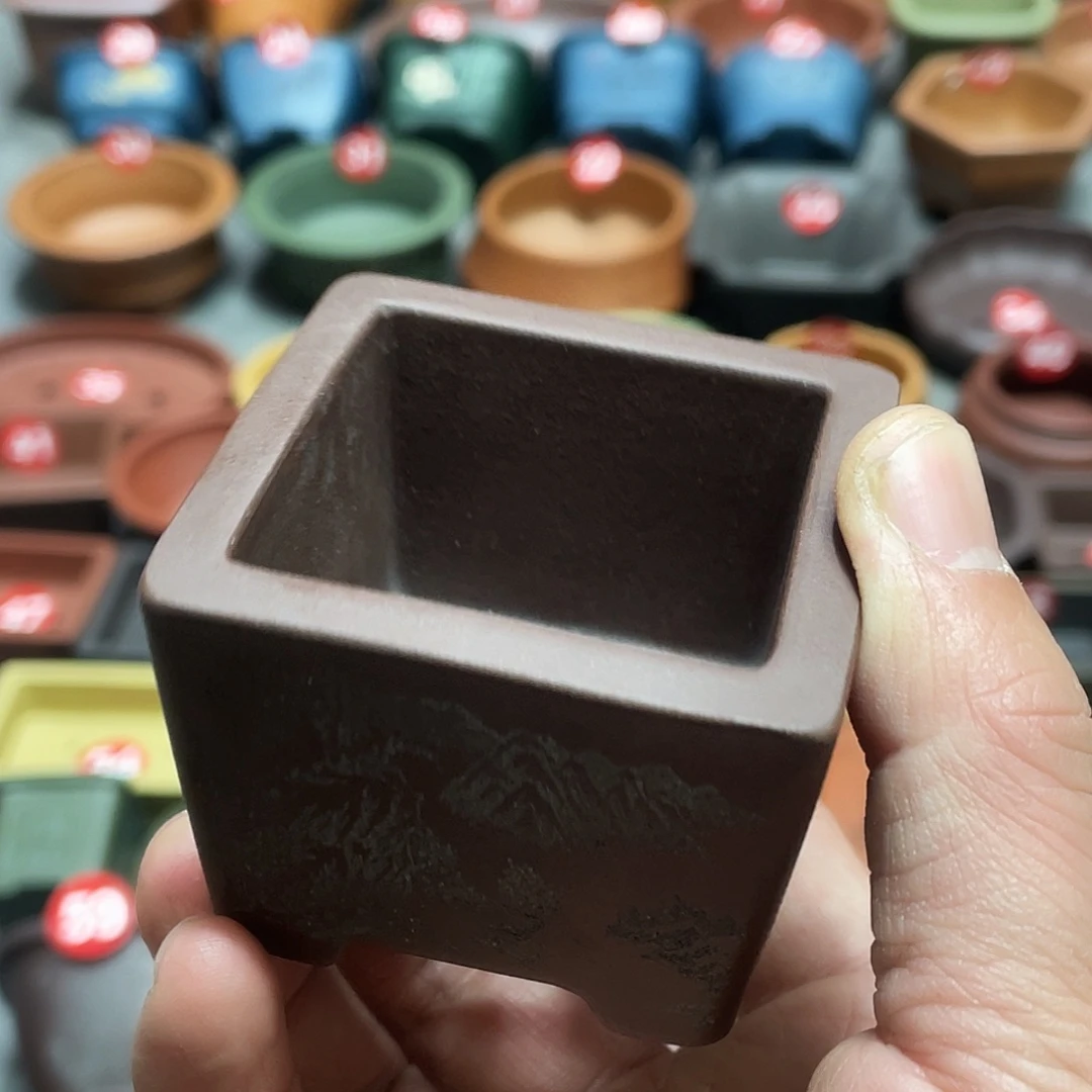 紫砂小盆4.8*3.8cmmmm