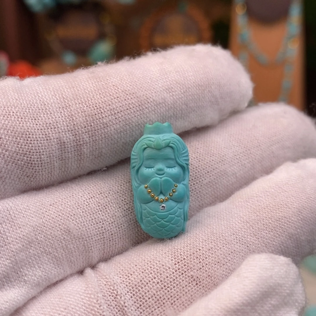 绿松石未镶嵌配饰