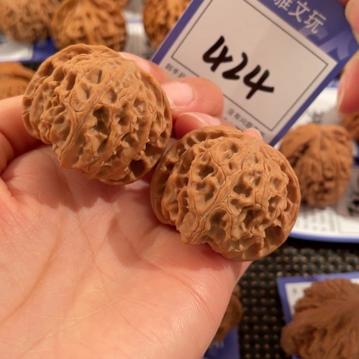 文玩核桃把件424号4.0苹果园全品