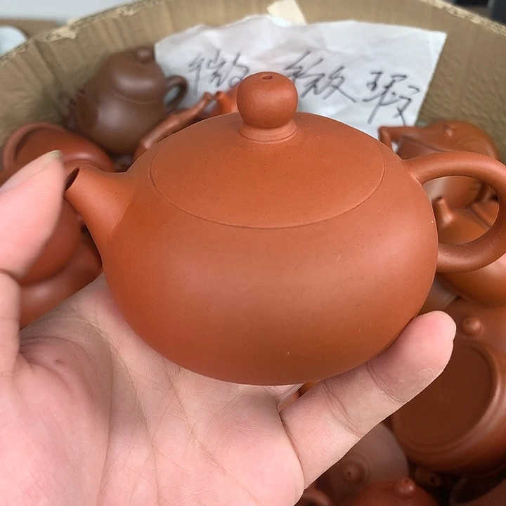 紫砂茶壶原矿朱泥茶壶茶具家用150