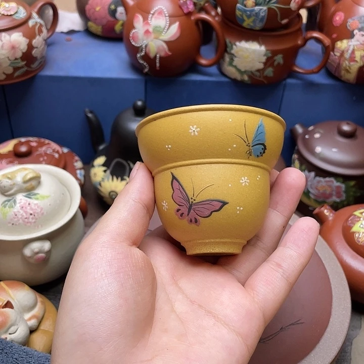 茶杯紫砂紫砂主人杯100cc