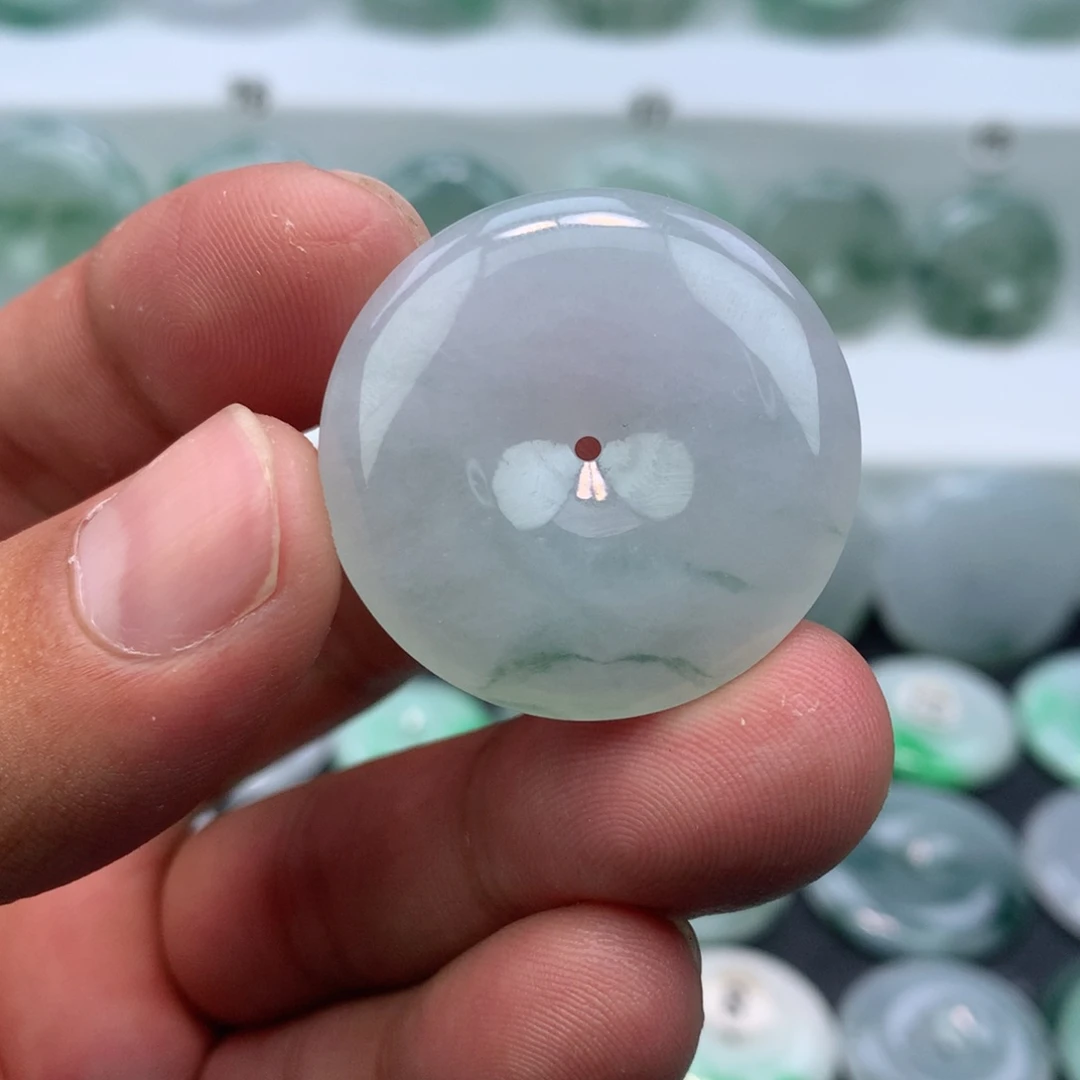 翡翠未镶嵌颈饰缅甸天然A货翡翠32.3-6.3