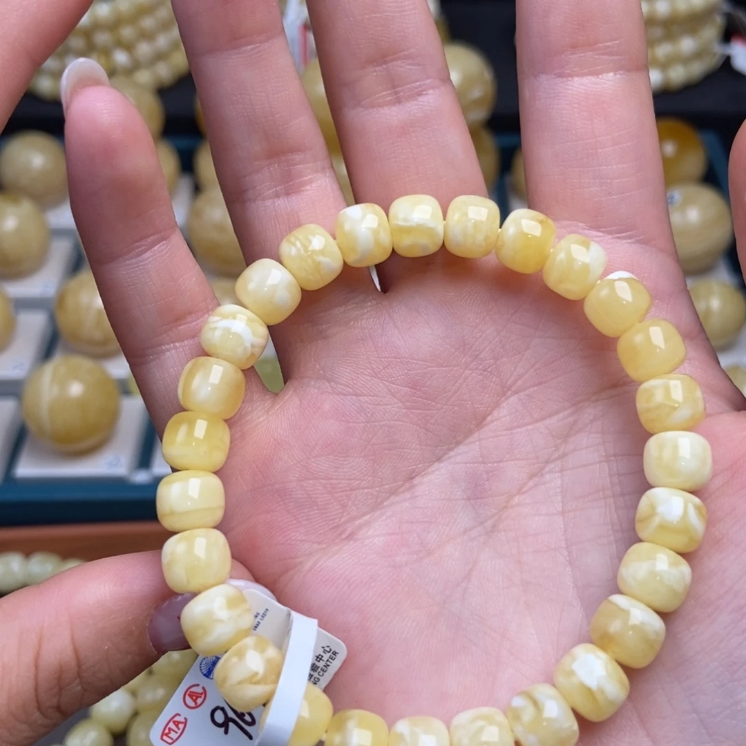 蜜蜡未镶嵌珠宝奇石8mm