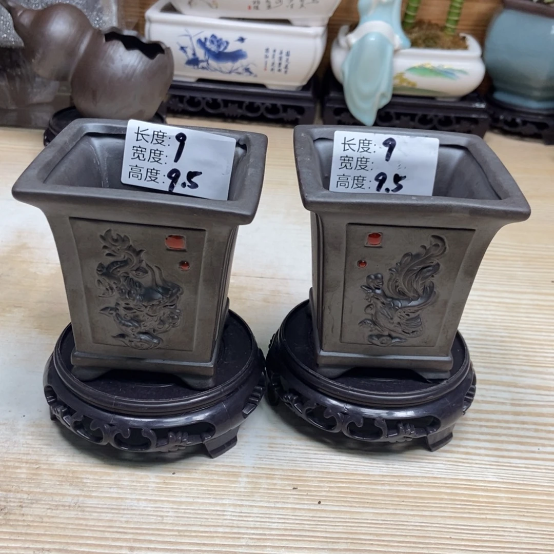 瓷片陶瓷花盆陶瓷艺术