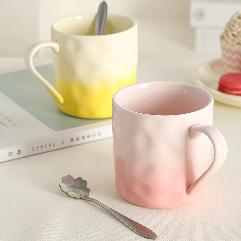 新款高颜值陶瓷马克杯情侣早餐水杯家用喝水好看的杯子办公室