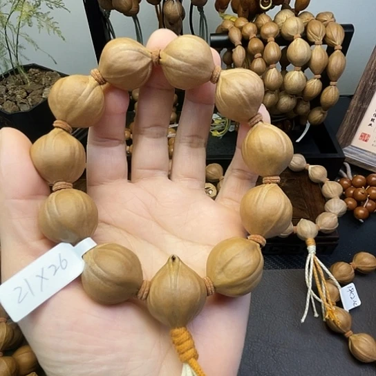 橄榄核手串/手链012。 21*26