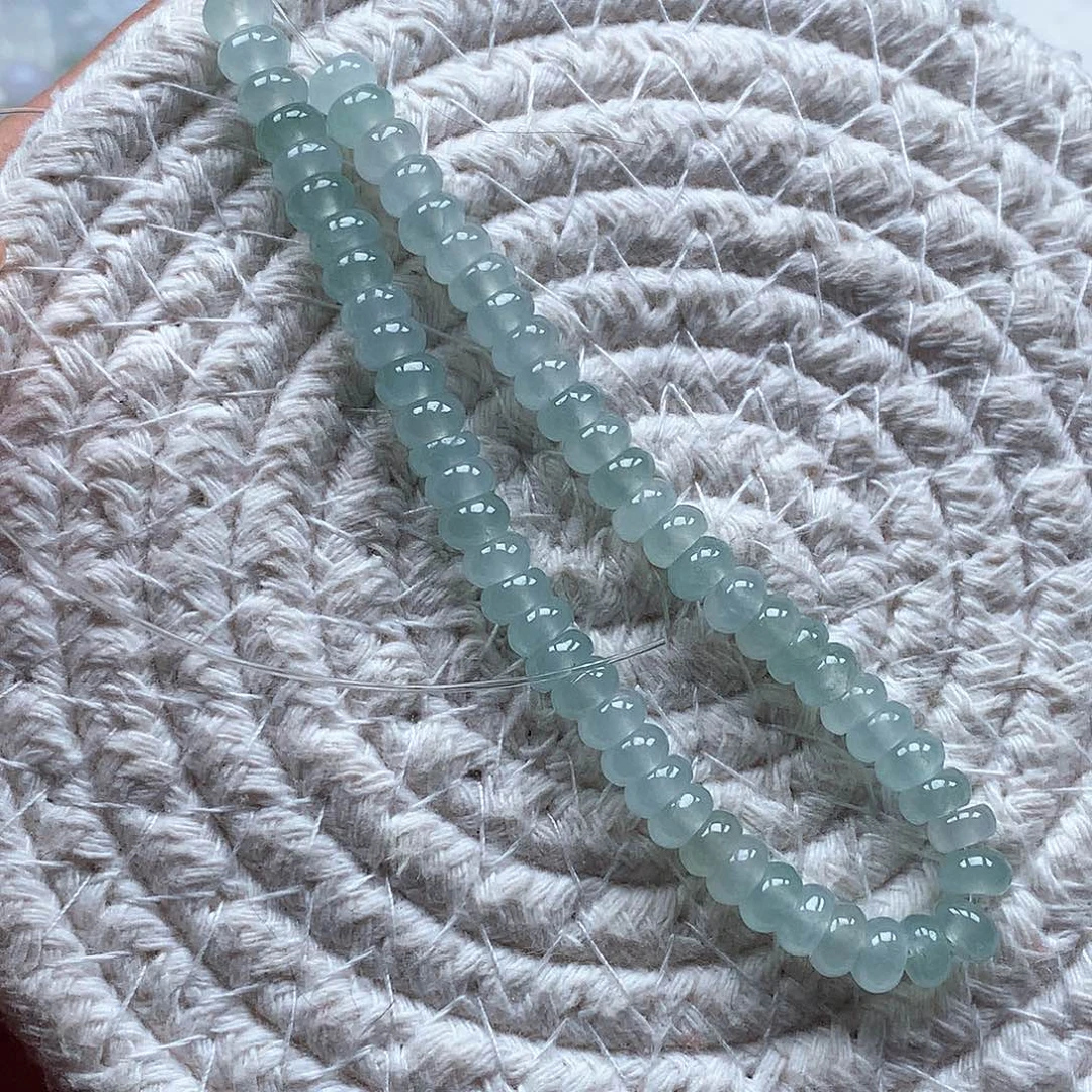 翡翠未镶嵌手串股珠5.2