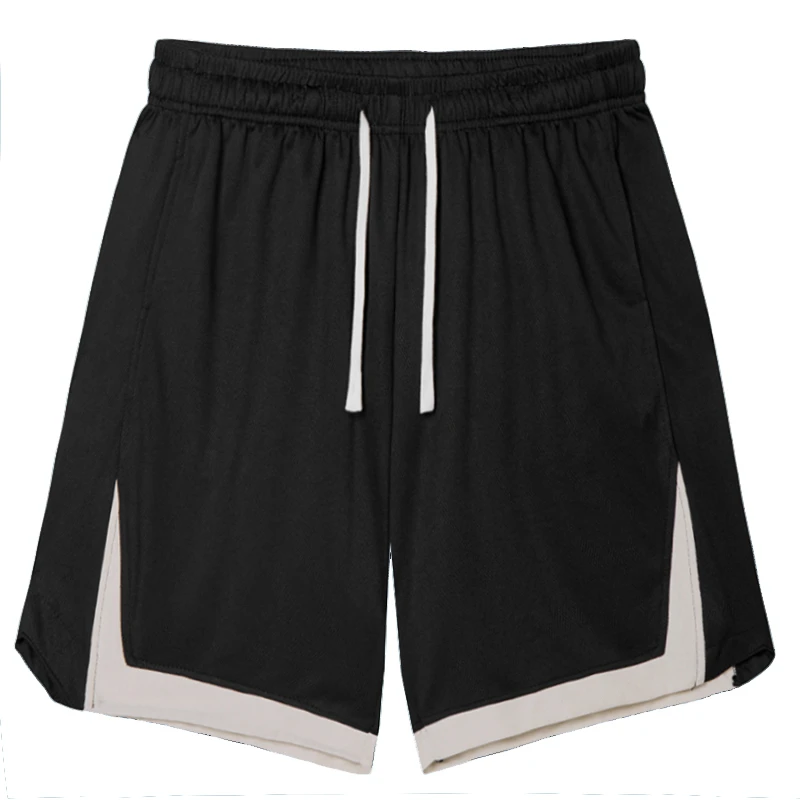 夏季网眼透气五分裤抽绳潮流薄款大码百搭简约宽松运动短裤篮球裤