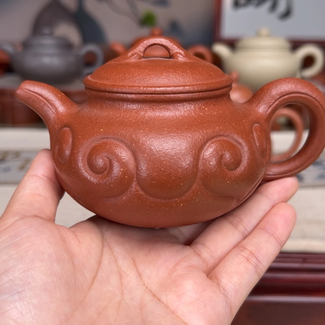 茶壶紫砂宝山红泥240