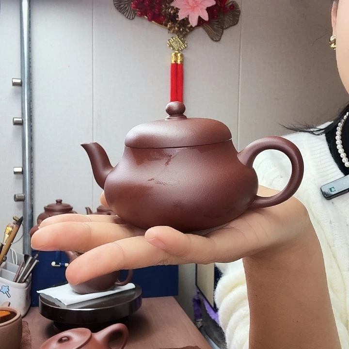 紫砂茶壶君徳半手150毫升底槽清