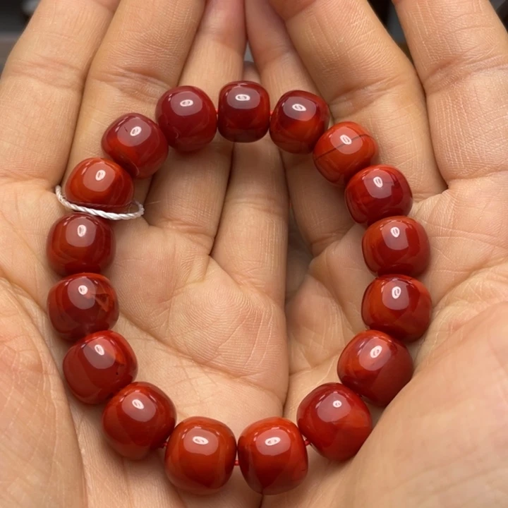 南红玛瑙手串12未镶嵌