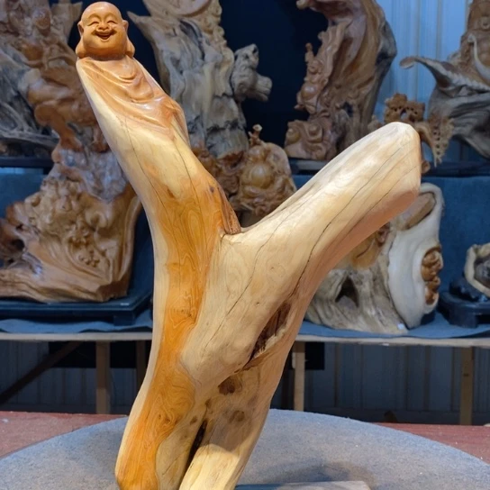 柏木（崖柏）根雕摆件