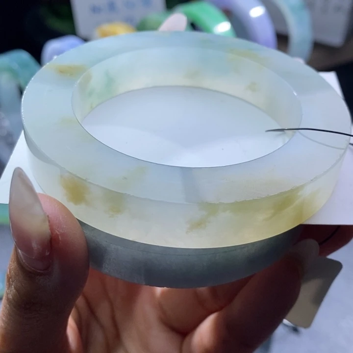 定制翡翠未镶嵌翡翠a货手镯